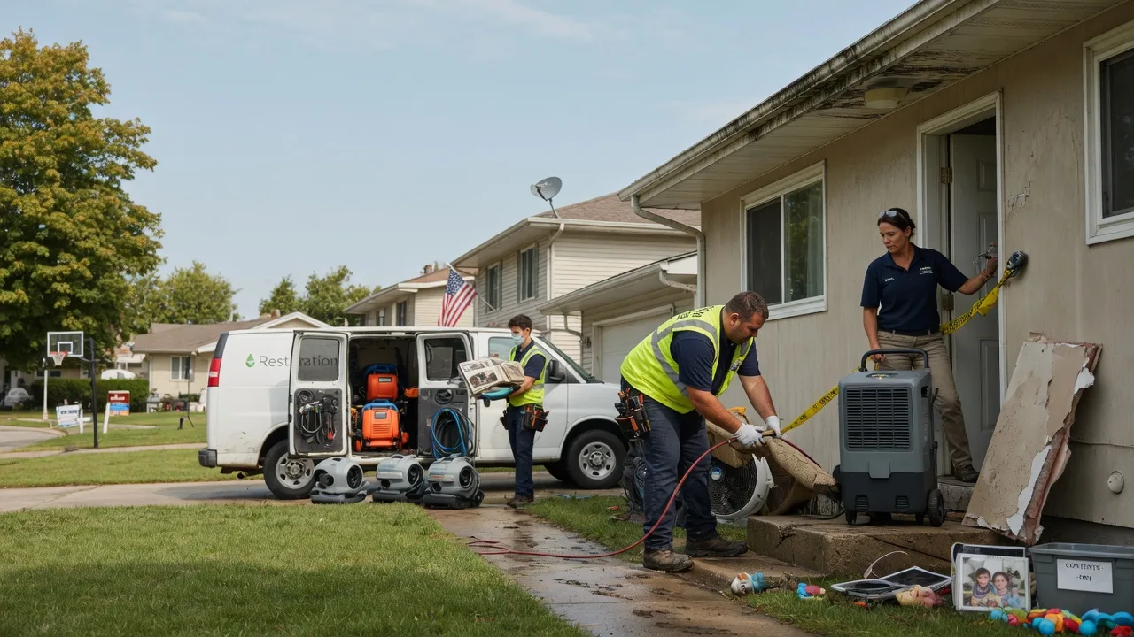 Water Damage Restoration in Follett, TX near me
